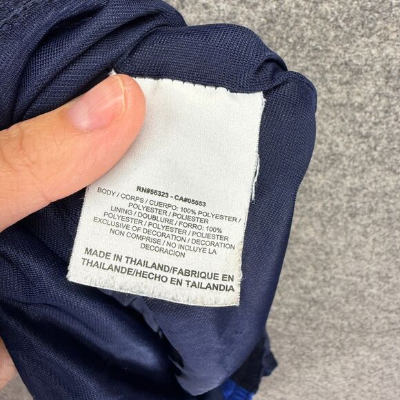 Nike Activewear Shorts Men L Large Blue Mid Rise Drawstring Elastic Waist Lined - Picture 5 of 6